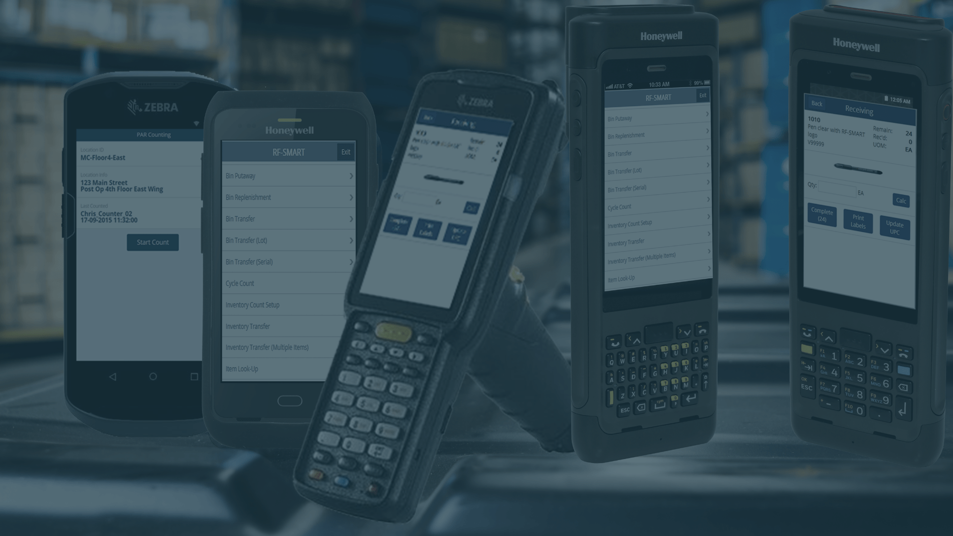 Handheld Computer Barcode Scanner RFSMART